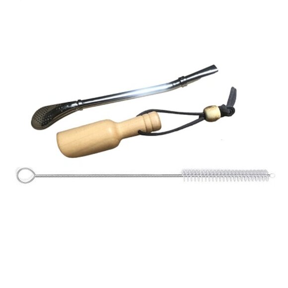 Yerba Mate Gourd Straw Stainless Cup KIT ARTISAN HANDMADE Sing Yogo - Picture 5 of 5